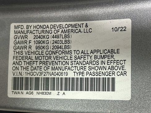 Used 2022 Honda Accord Sport image 32