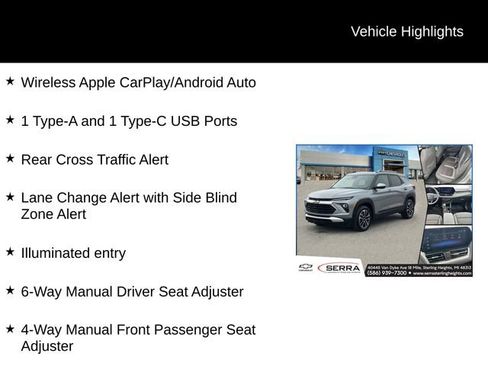 Used 2025 Chevrolet TrailBlazer LT w/ Driver Confidence Package FWD image 5