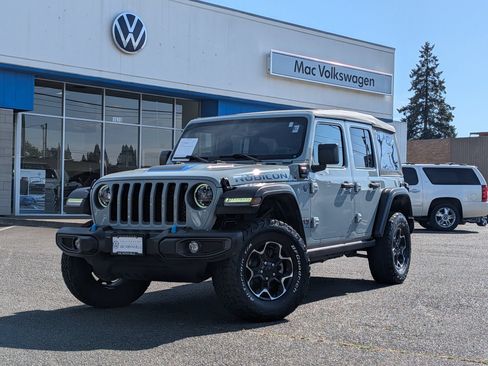 Used 2023 Jeep Wrangler Unlimited Rubicon 4xe AWD/4WD image 1