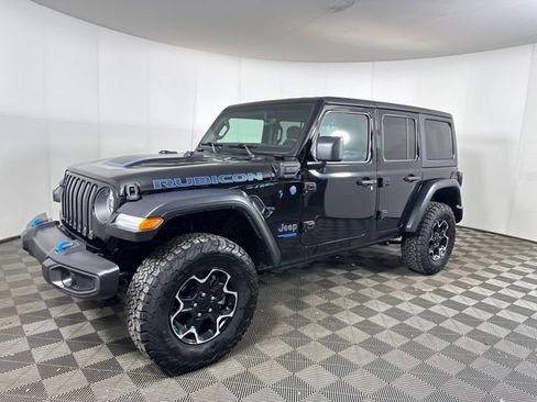 Used 2022 Jeep Wrangler Unlimited Rubicon 4xe w/ Cold Weather Group image 7