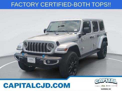Certified 2024 Jeep Wrangler Unlimited Sahara w/ Dual Top Group AWD/4WD image 1