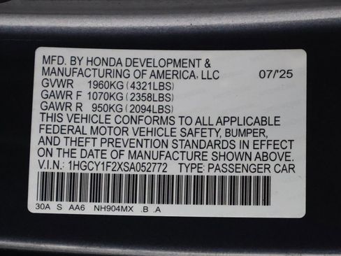 Used 2025 Honda Accord LX image 40