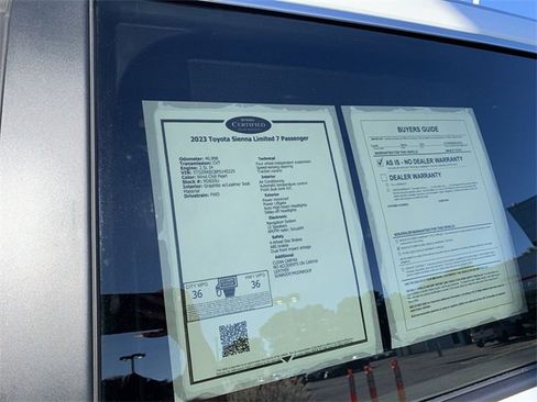 Certified 2023 Toyota Sienna Limited image 39