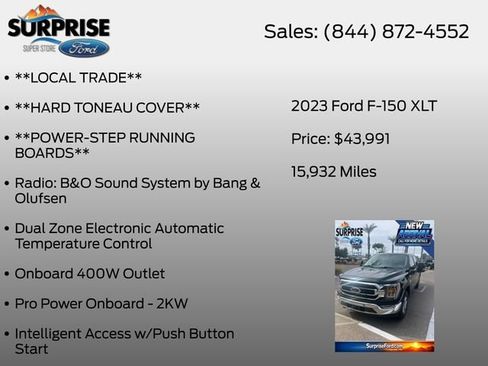 Used 2023 Ford F150 XLT w/ Equipment Group 302A High AWD/4WD image 26