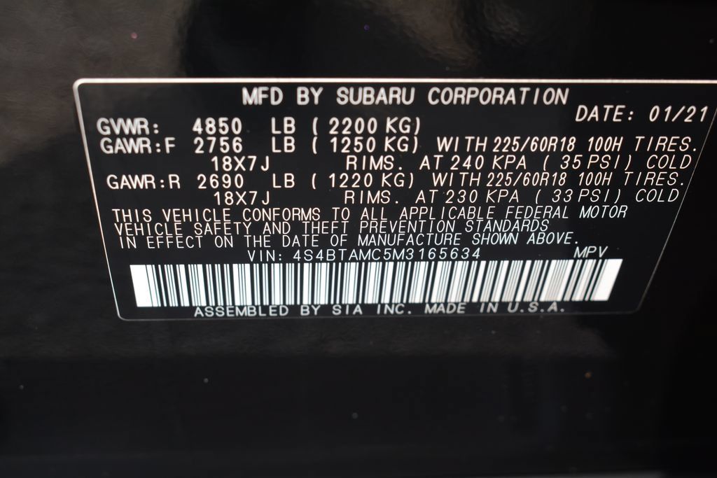 Used 2021 Subaru Outback Limited w/ Popular Package #2 AWD/4WD image 27