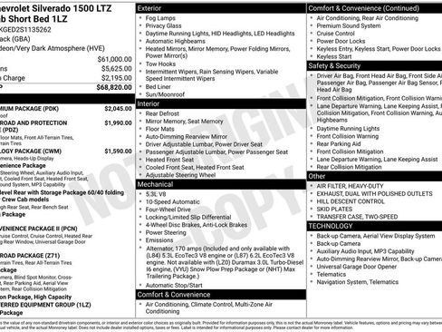 Used 2025 Chevrolet Silverado 1500 LTZ w/ LTZ Premium Package AWD/4WD image 5