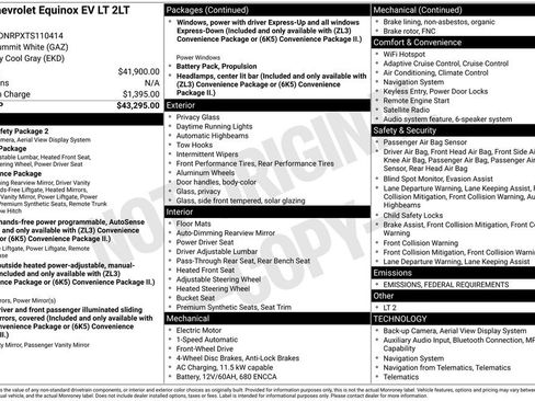 New 2026 Chevrolet Equinox EV LT image 26