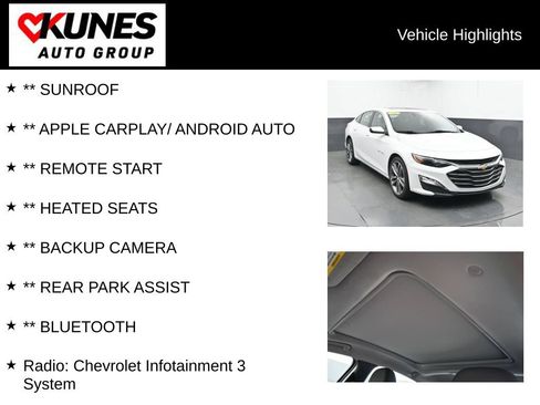 Used 2023 Chevrolet Malibu LT w/ Driver Confidence Package FWD image 2