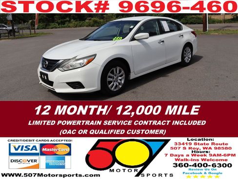 Used 2016 Nissan Altima 2.5 S w/ Power Driver Seat Package FWD image 2
