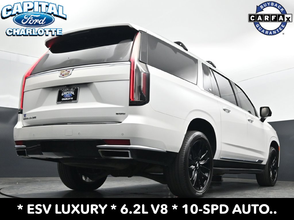 Used 2022 Cadillac Escalade ESV Luxury w/ LPO, Floor Liner Package AWD/4WD image 24