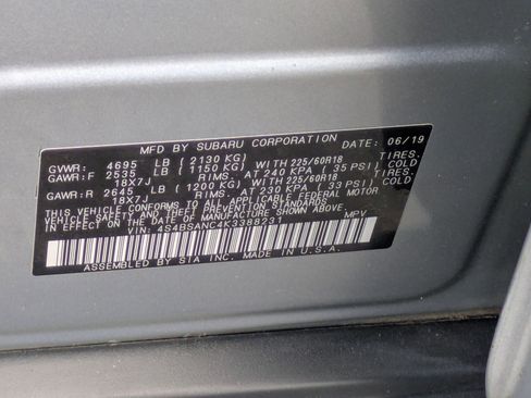 Used 2019 Subaru Outback 2.5i Limited image 33