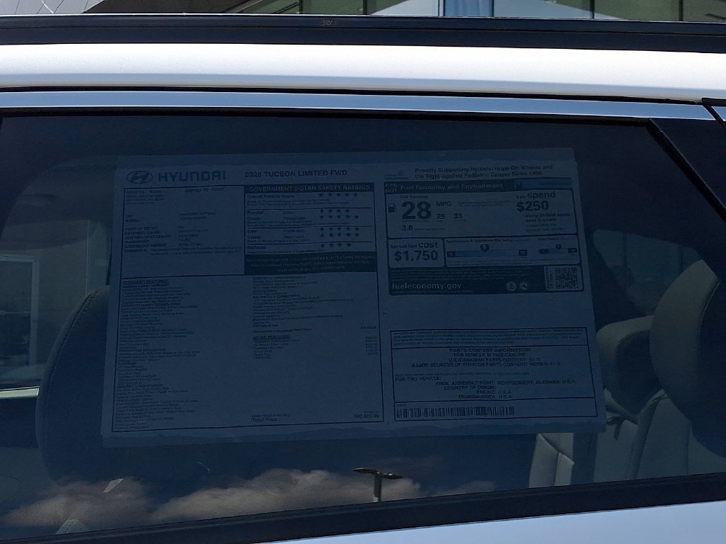 New 2026 Hyundai Tucson Limited FWD image 19