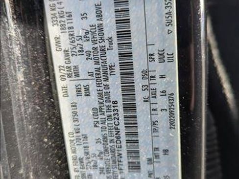 Used 2022 Ford F150 Lariat w/ Equipment Group 502A High image 18