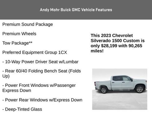 Used 2023 Chevrolet Silverado 1500 Custom AWD/4WD image 8
