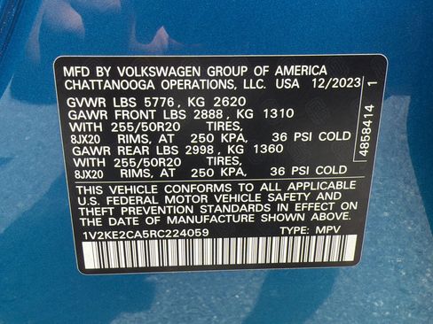 Used 2024 Volkswagen Atlas Cross Sport SE AWD/4WD image 19