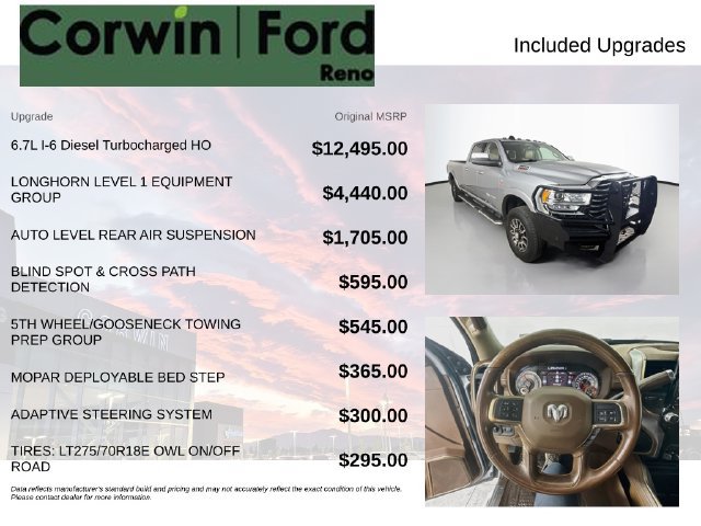 Used 2022 RAM 3500 Limited AWD/4WD image 3