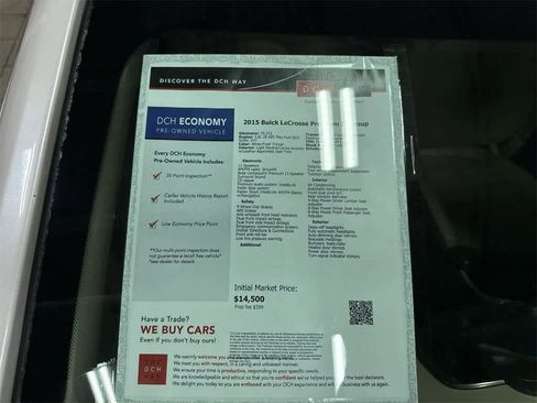 Used 2015 Buick LaCrosse Premium w/ Driver Confidence Package #1 image 13