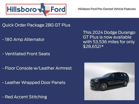Used 2024 Dodge Durango GT RWD image 3