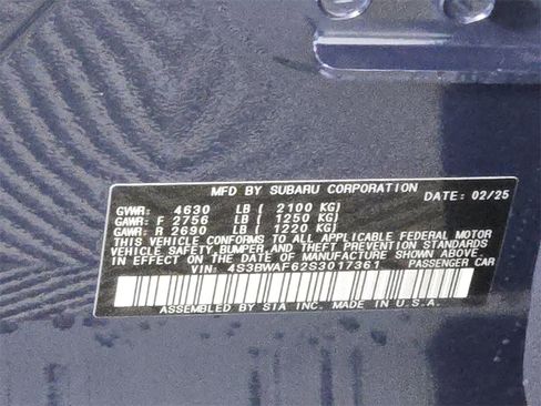 Certified 2025 Subaru Legacy Premium image 18