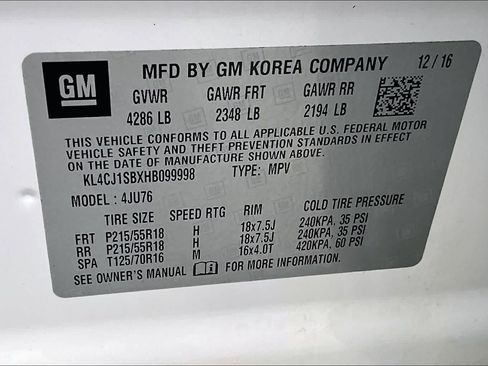 Used 2017 Buick Encore Sport Touring w/ Safety Package FWD image 33