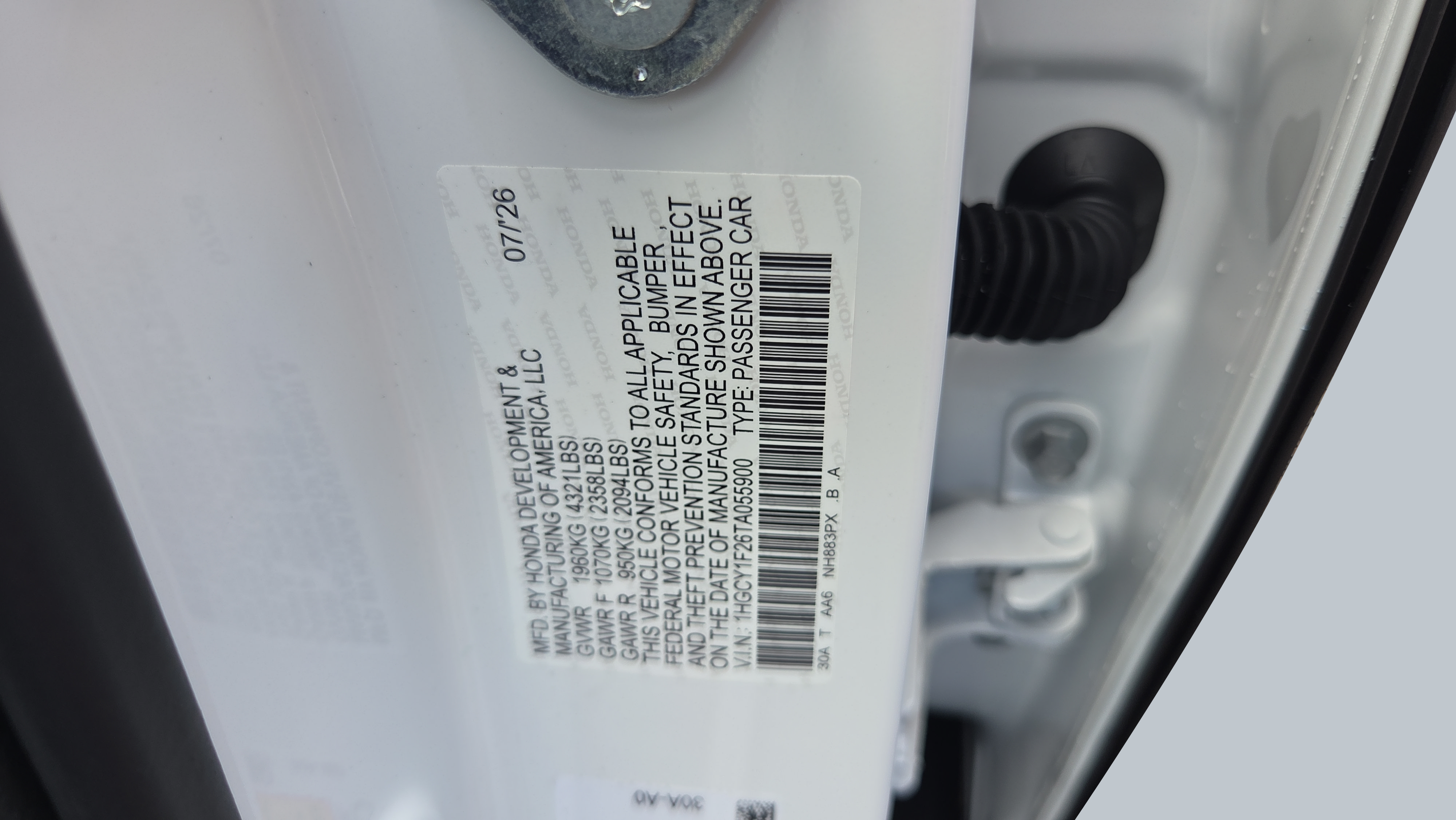 New 2026 Honda Accord LX image 16