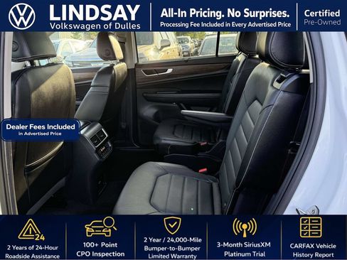 Used 2024 Volkswagen Atlas SEL AWD/4WD image 16