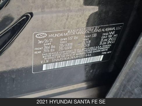 Used 2021 Hyundai Santa Fe SE FWD image 23