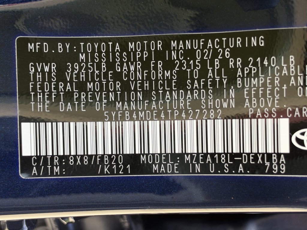 Used 2026 Toyota Corolla LE FWD image 28