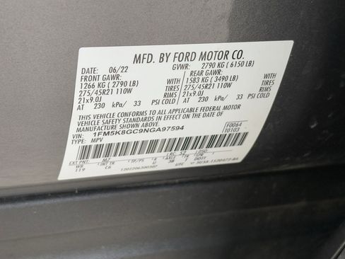 Used 2022 Ford Explorer ST w/ Equipment Group 401A image 28