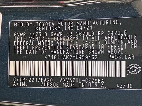Used 2021 Toyota Camry SE FWD image 25