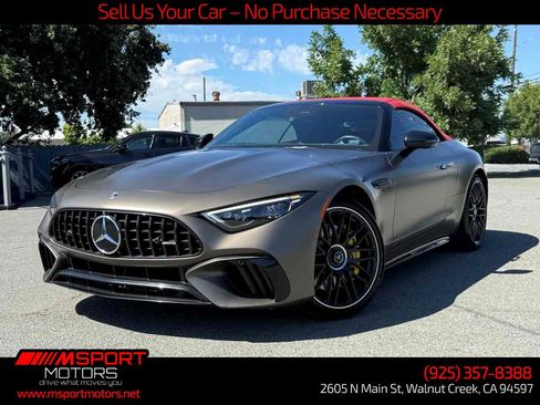 Used 2022 Mercedes-Benz SL 55 AMG 4MATIC w/ AMG Night Package II image 3