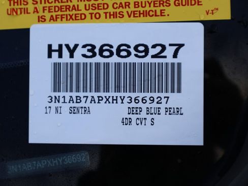 Used 2017 Nissan Sentra S image 7