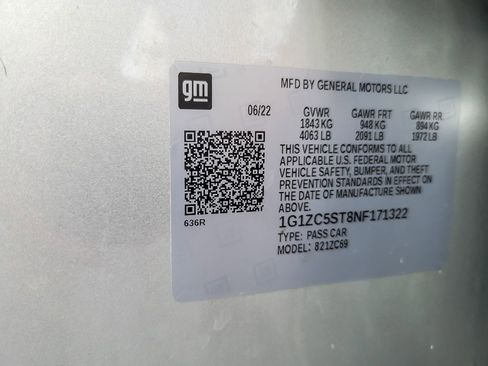 Used 2022 Chevrolet Malibu LS image 21