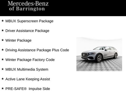 Certified 2025 Mercedes-Benz E 450 4MATIC All-Terrain Wagon image 7