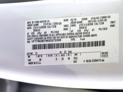 Used 2019 Ford F250 Lariat w/ Lariat Value Package image 56