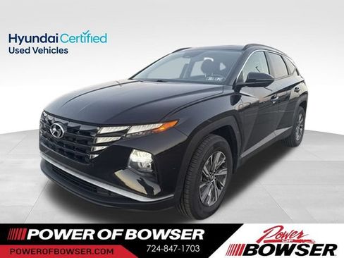 Used 2022 Hyundai Tucson Blue w/ Cargo Package AWD/4WD image 1