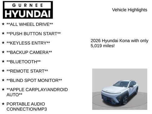Used 2026 Hyundai Kona SEL Premium AWD/4WD image 7