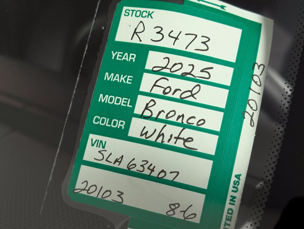 Certified 2025 Ford Bronco Big Bend AWD/4WD image 30