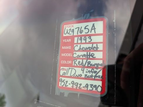 Used 1993 Chevrolet Corvette Base image 27