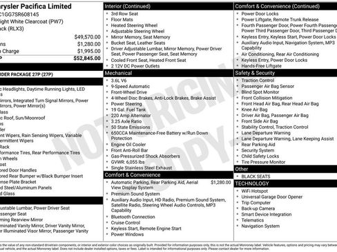 Used 2025 Chrysler Pacifica Limited FWD image 31
