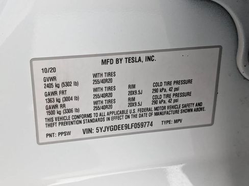 Used 2020 Tesla Model Y Long Range AWD/4WD image 15
