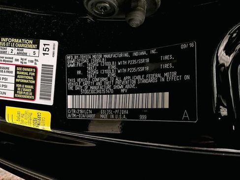 Used 2017 Toyota Sienna XLE Premium AWD/4WD image 34