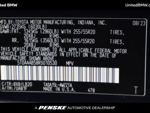 Used 2024 Toyota Grand Highlander AWD image 13