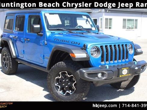 Used 2021 Jeep Wrangler Unlimited Rubicon 4xe w/ Cold Weather Group AWD/4WD image 1