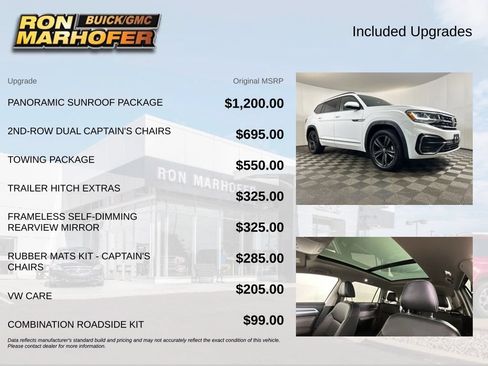 Used 2021 Volkswagen Atlas SE w/ Panoramic Sunroof Package AWD/4WD image 6