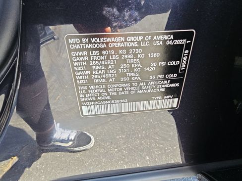 Used 2022 Volkswagen Atlas SEL Premium AWD/4WD image 39