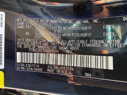 Used 2017 Toyota Sienna LE FWD image 44