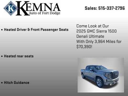 Used 2025 GMC Sierra 1500 Denali Ultimate AWD/4WD image 14