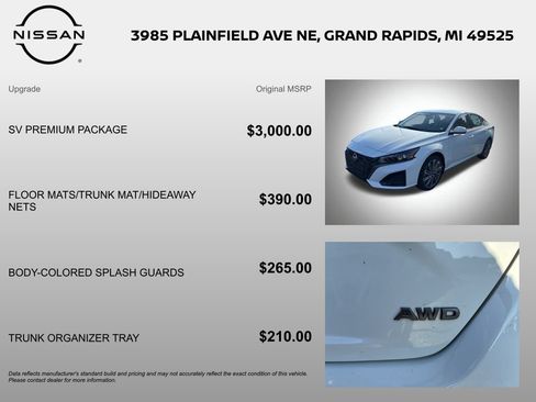 New 2026 Nissan Altima 2.5 SV w/ SV Premium Package AWD/4WD image 6