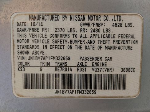 Used 2015 INFINITI Q50 Premium w/ Navigation Package RWD image 33